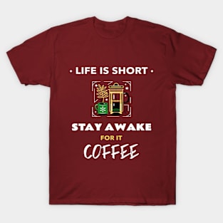 Motivation With Coffee T-Shirt